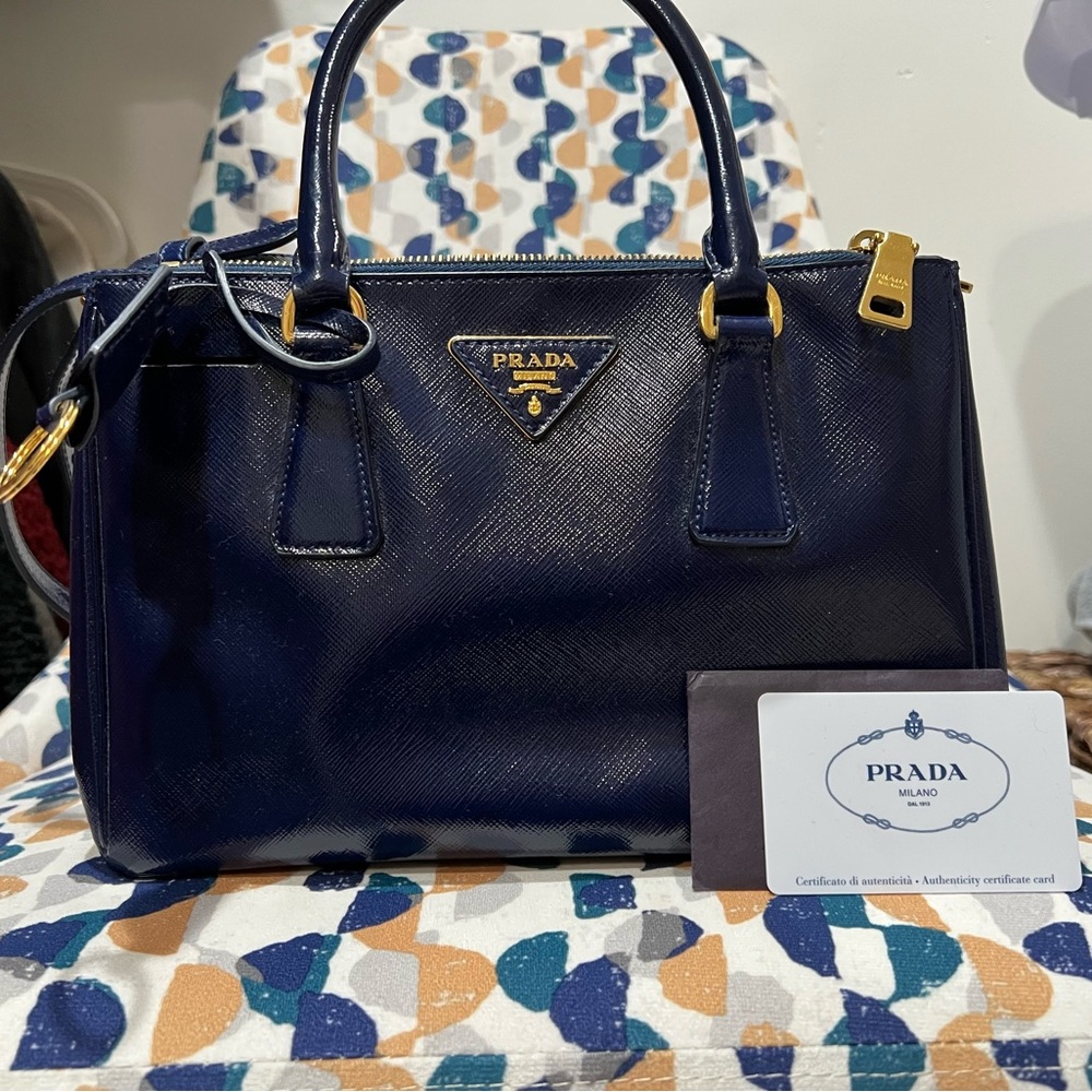 Royal Prada Saffiano bag